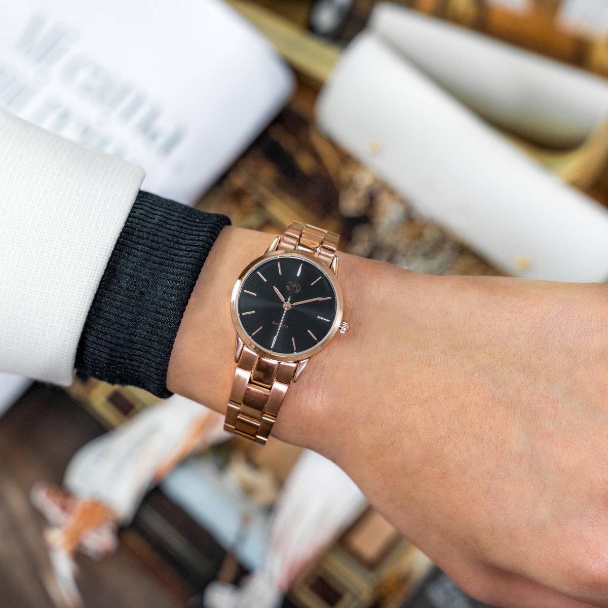 Reloj California ~ RoseBlack - LePetiteMarie