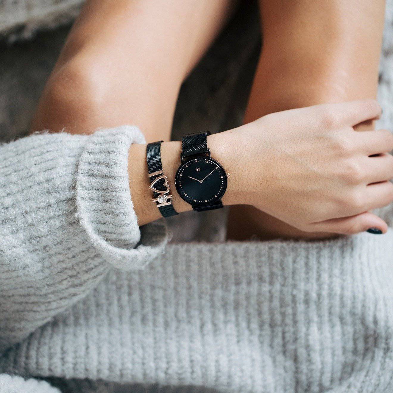 Reloj "Juliet" ~ Antracita - LePetiteMarie