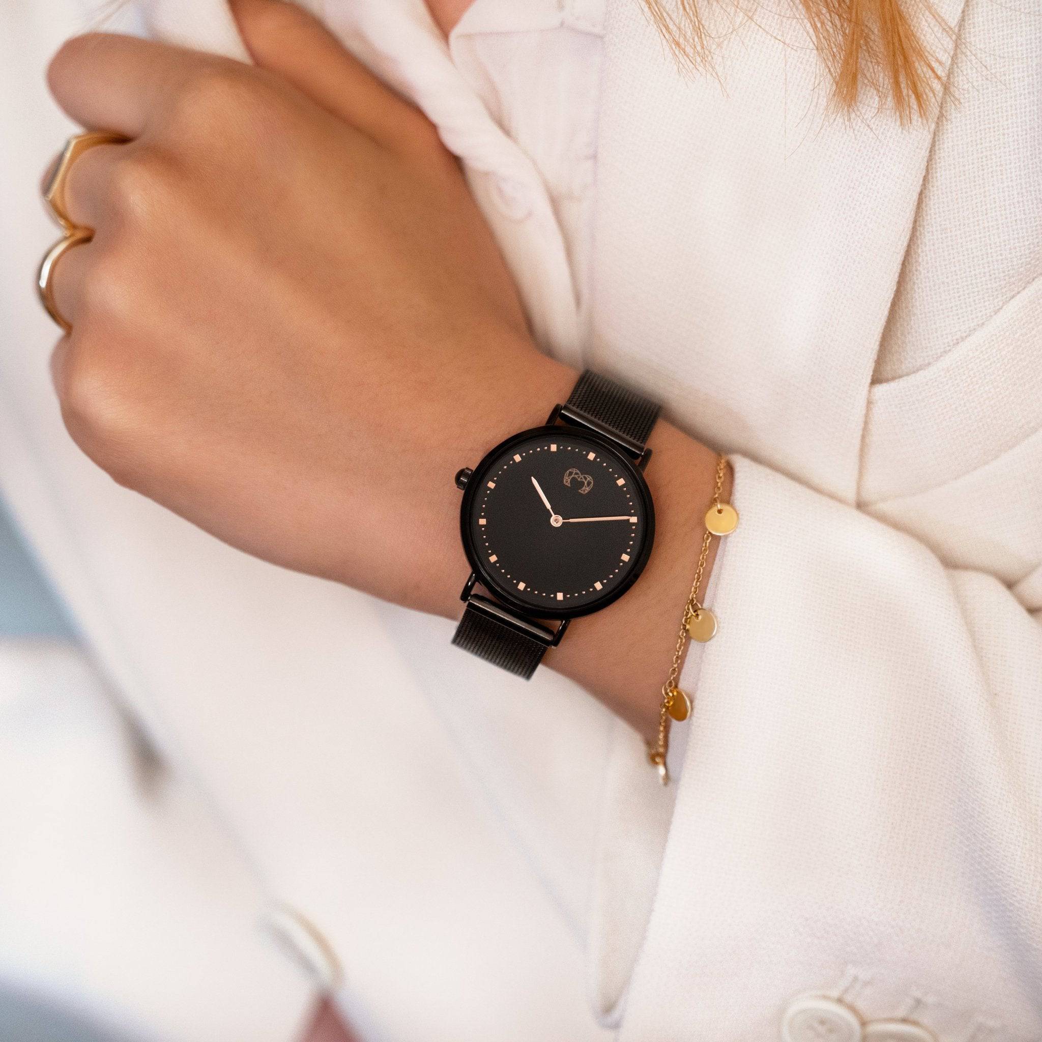 Reloj "Juliet" ~ Antracita - LePetiteMarie