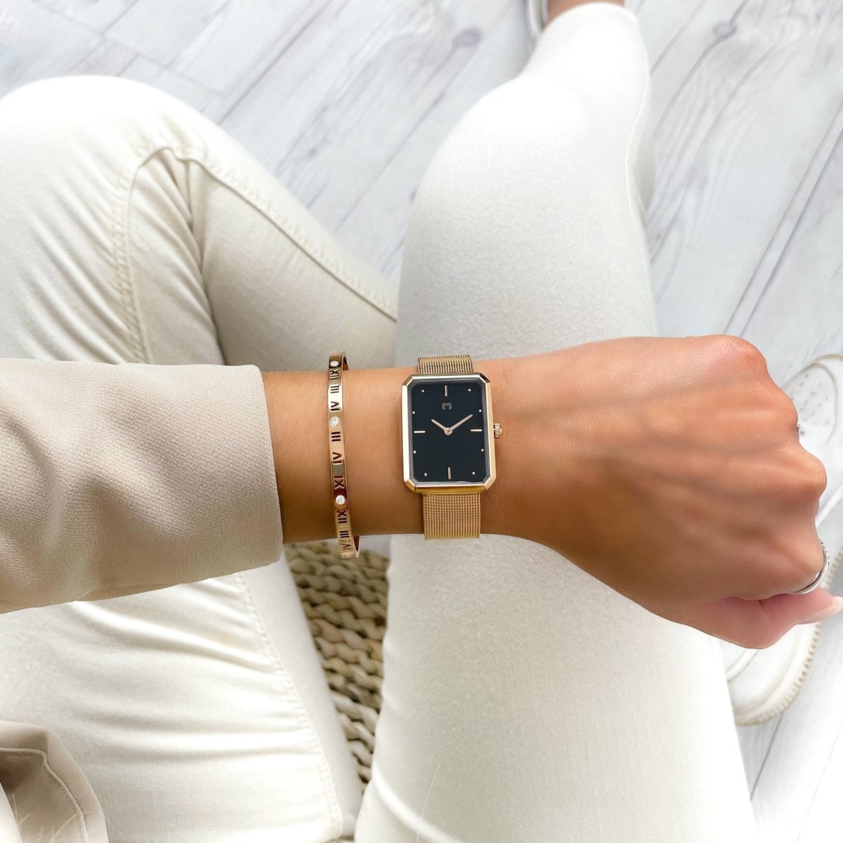 Reloj Kapten ~ RoseBlack - LePetiteMarie