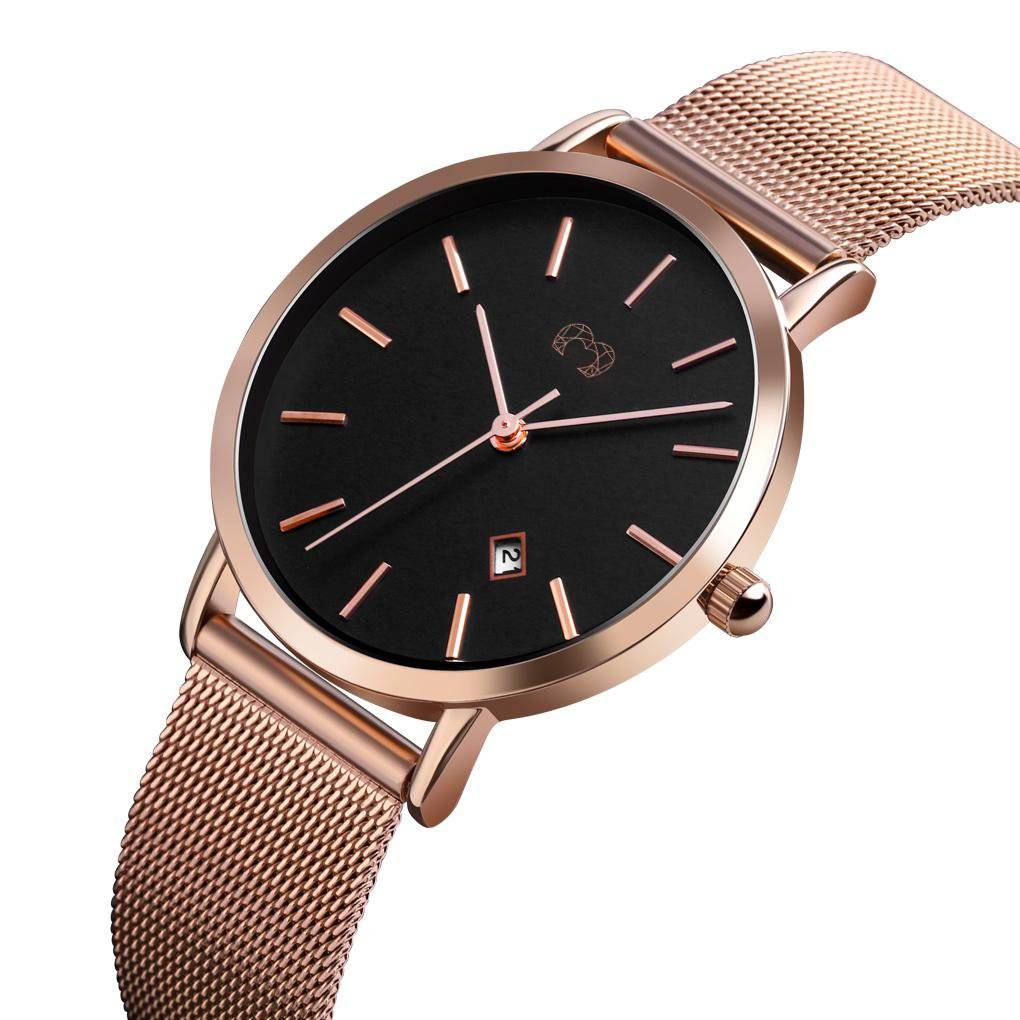Reloj "Petite Marie" ~ RoseBlack - LePetiteMarie