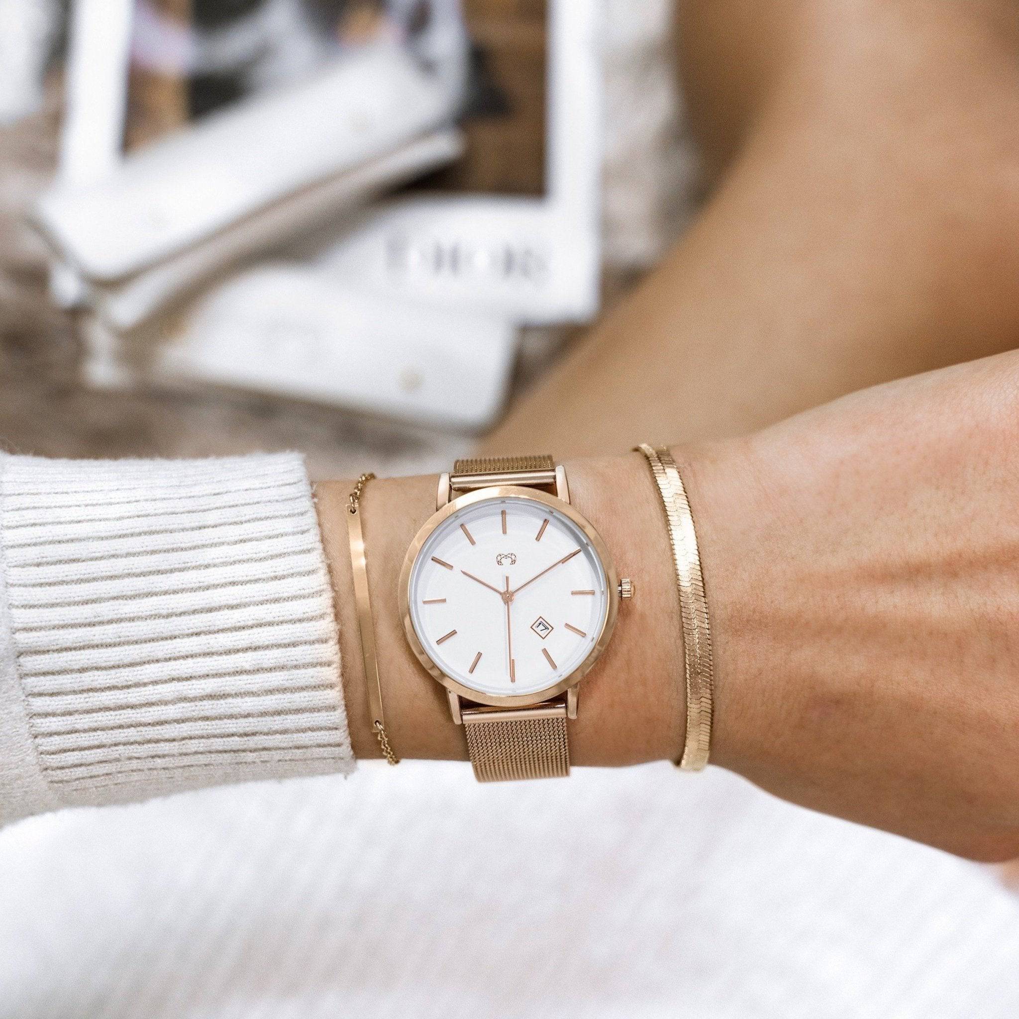 Reloj "Petite Marie" ~ RoseWhite - LePetiteMarie