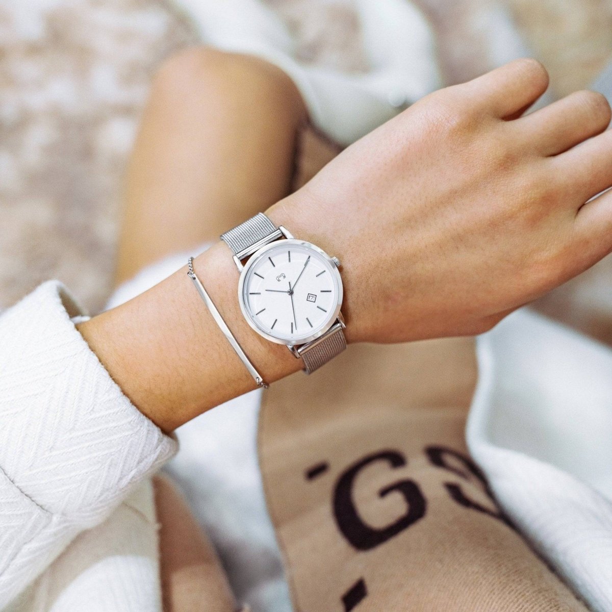 Reloj Petite Marie ~ SilverWhite - LePetiteMarie