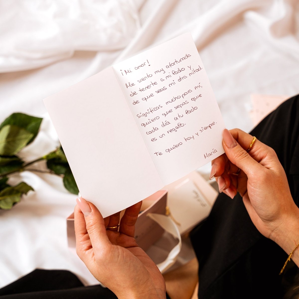 Tarjeta Dedicatoria - Postal de agradecimiento - LePetiteMarie