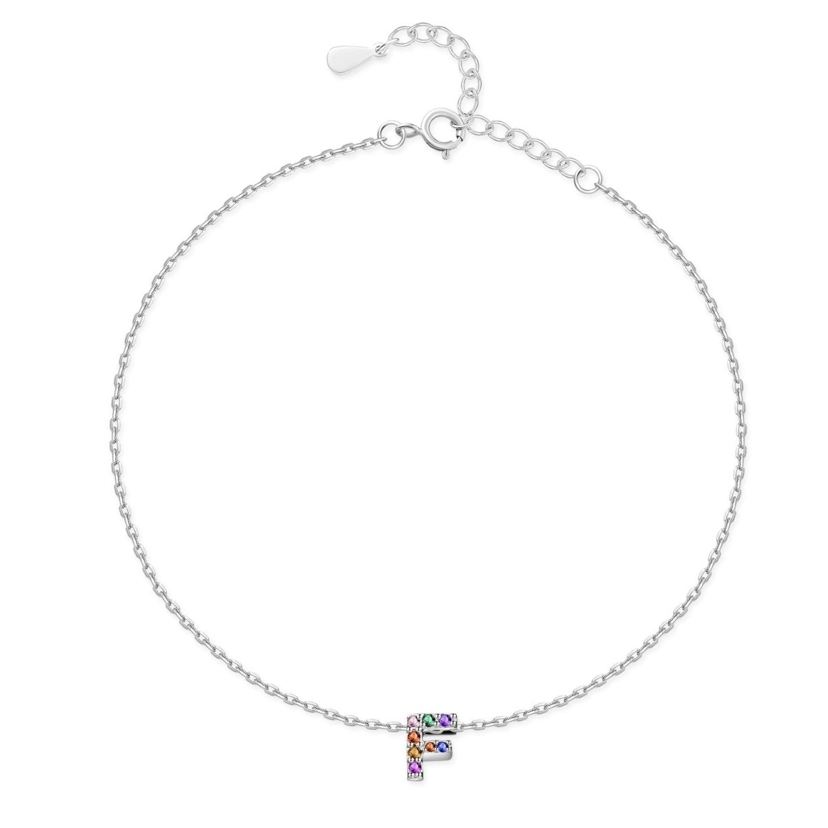 Tobillera Inicial Irisada - LePetiteMarie