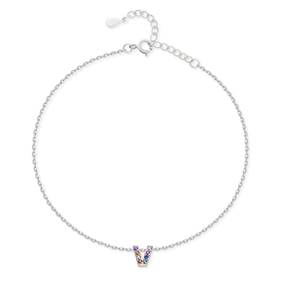 Tobillera Inicial Irisada - LePetiteMarie