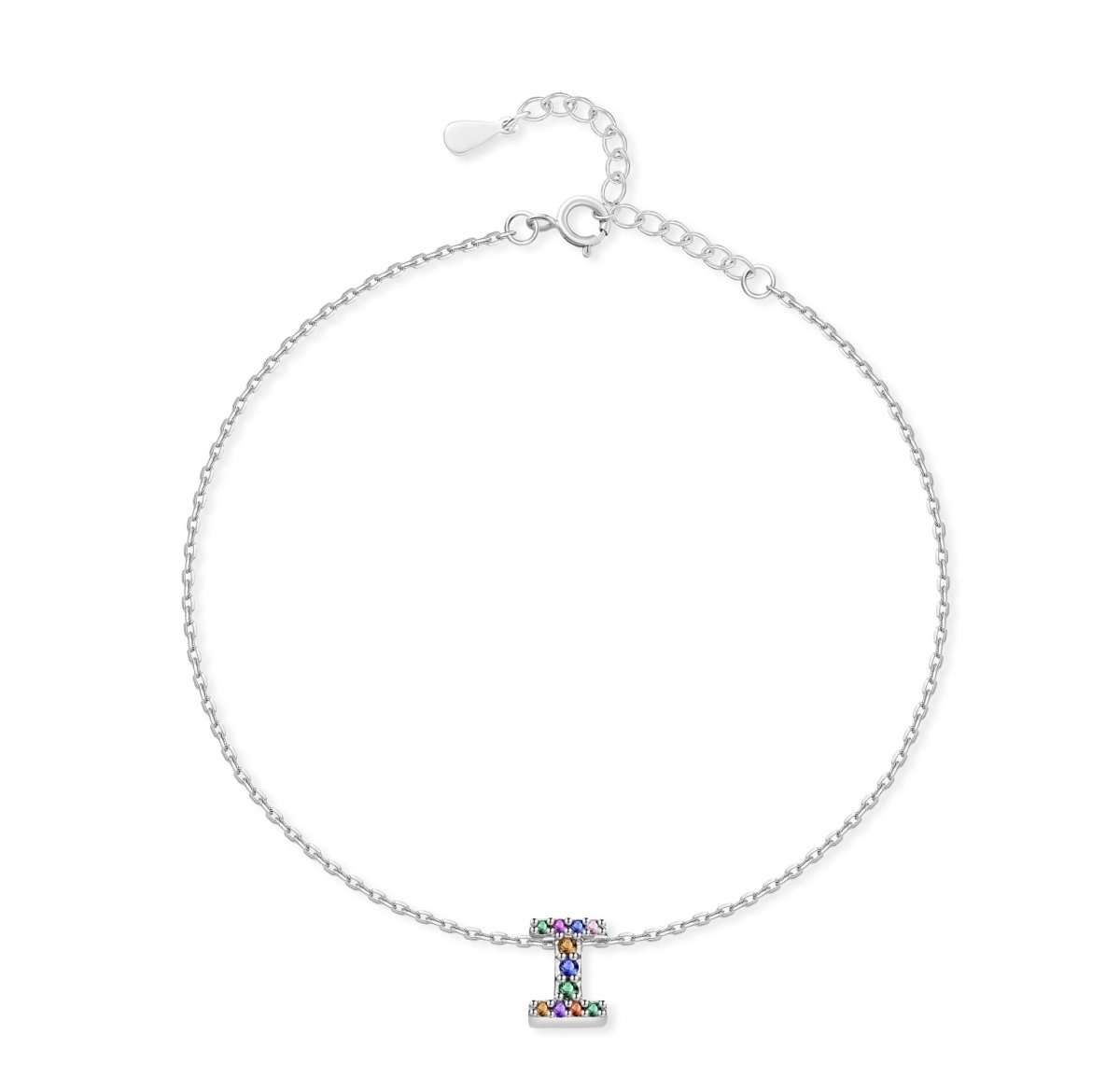 Tobillera Inicial Irisada - LePetiteMarie