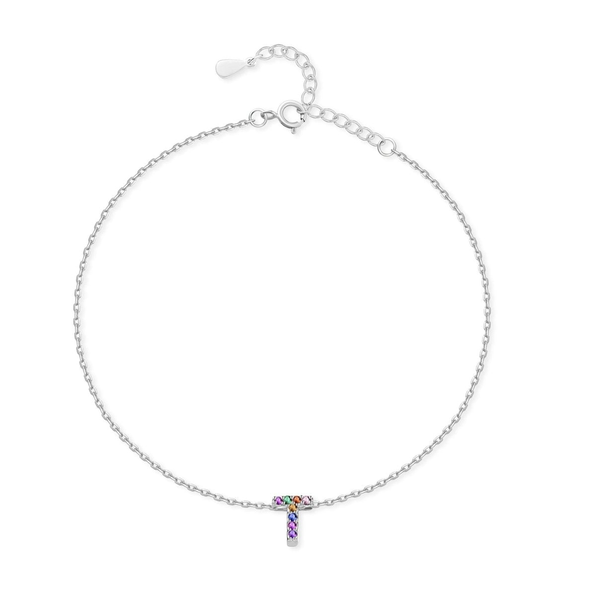 Tobillera Inicial Irisada - LePetiteMarie