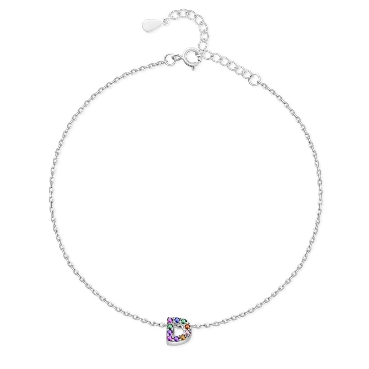 Tobillera Inicial Irisada - LePetiteMarie