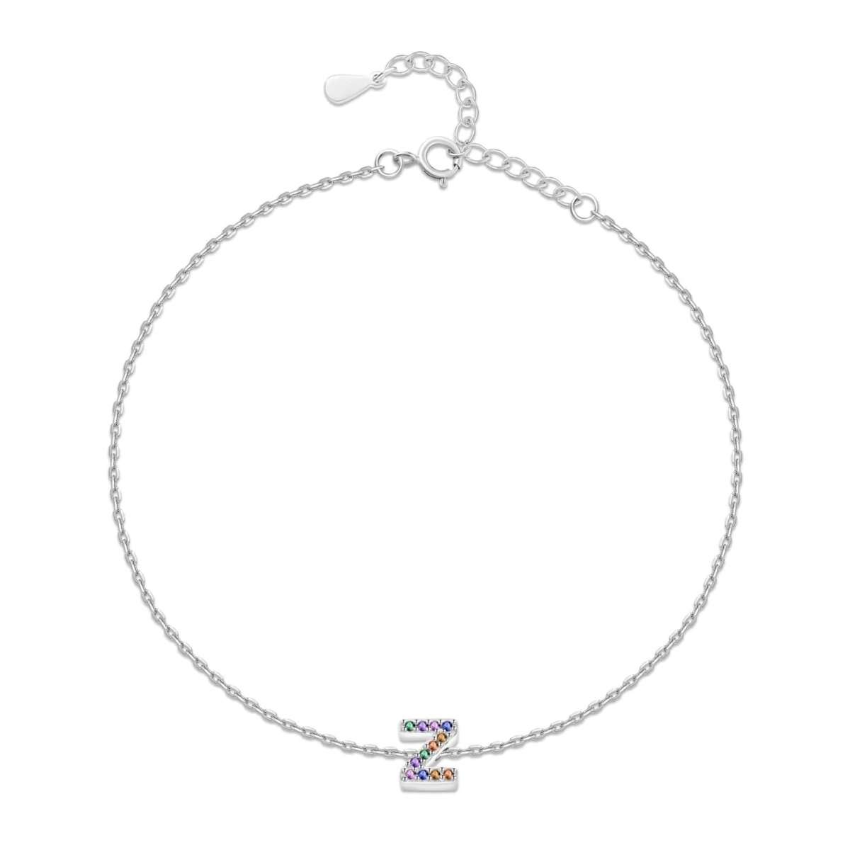 Tobillera Inicial Irisada - LePetiteMarie