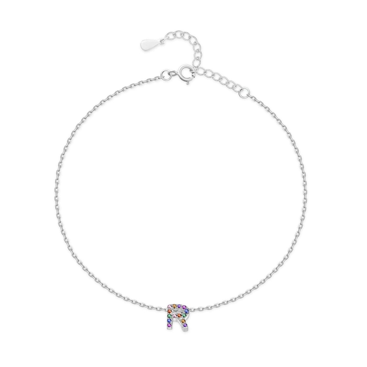 Tobillera Inicial Irisada - LePetiteMarie