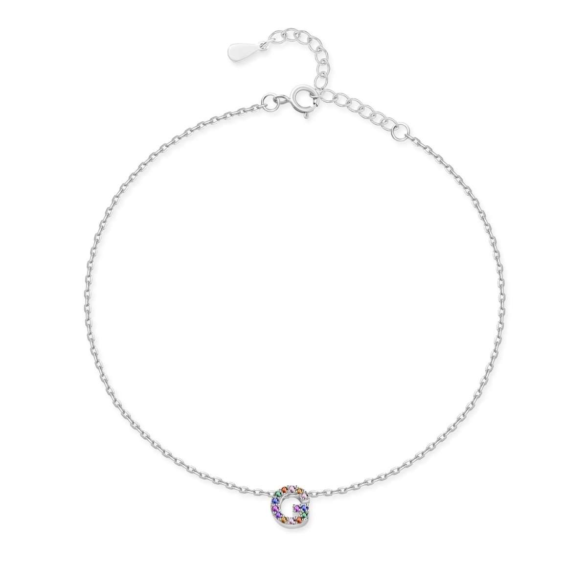 Tobillera Inicial Irisada - LePetiteMarie