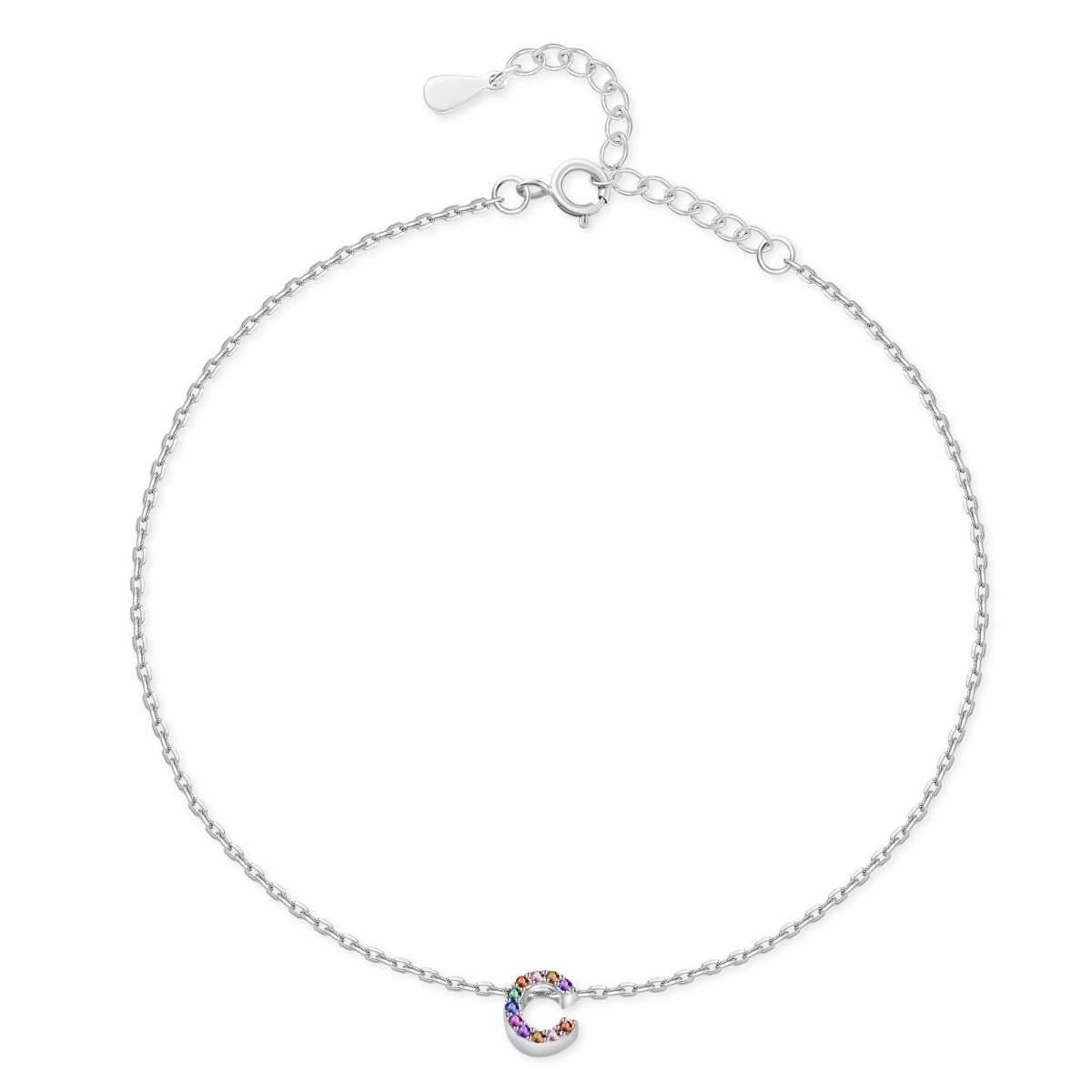Tobillera Inicial Irisada - LePetiteMarie