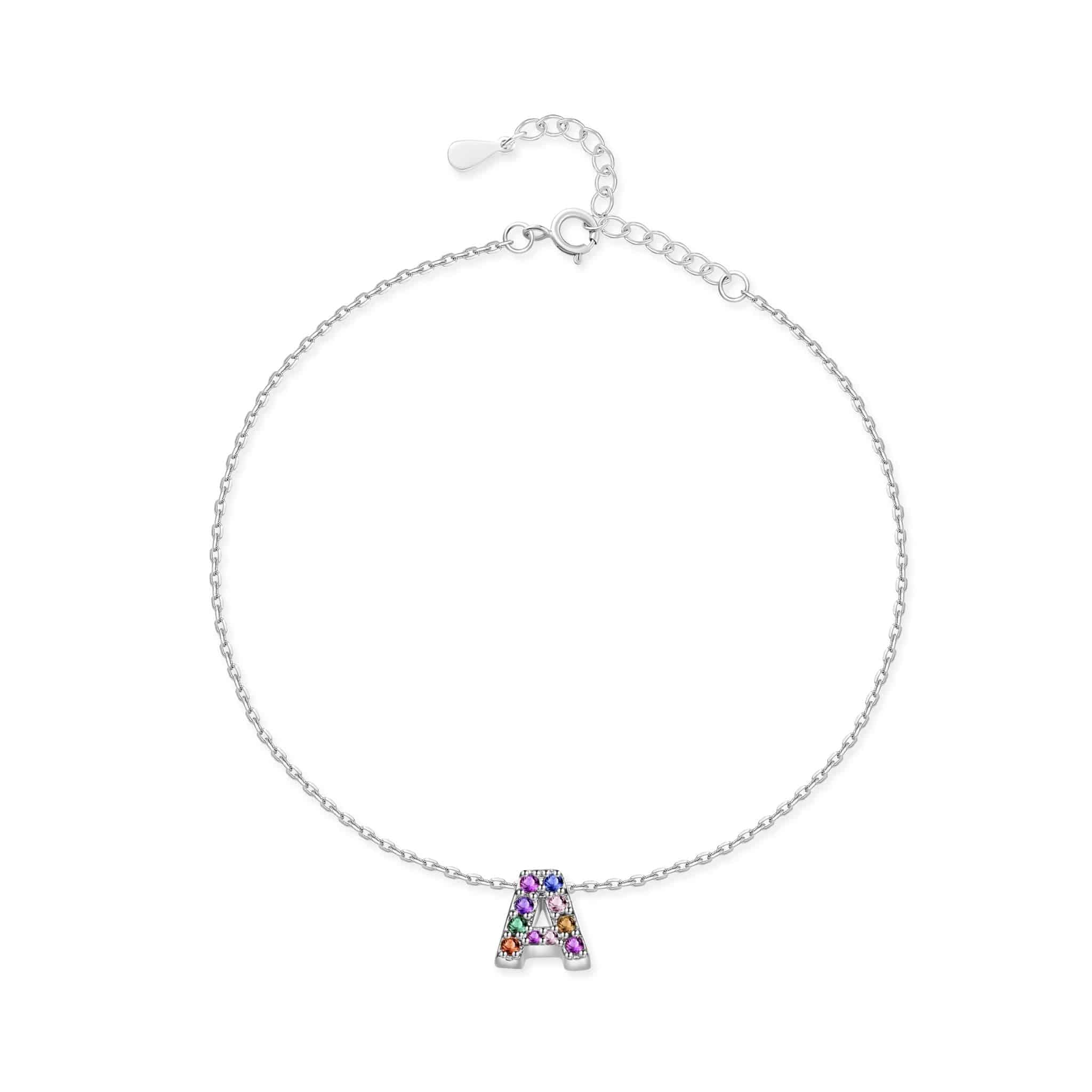 Tobillera "Inicial Plateada" - LePetiteMarie