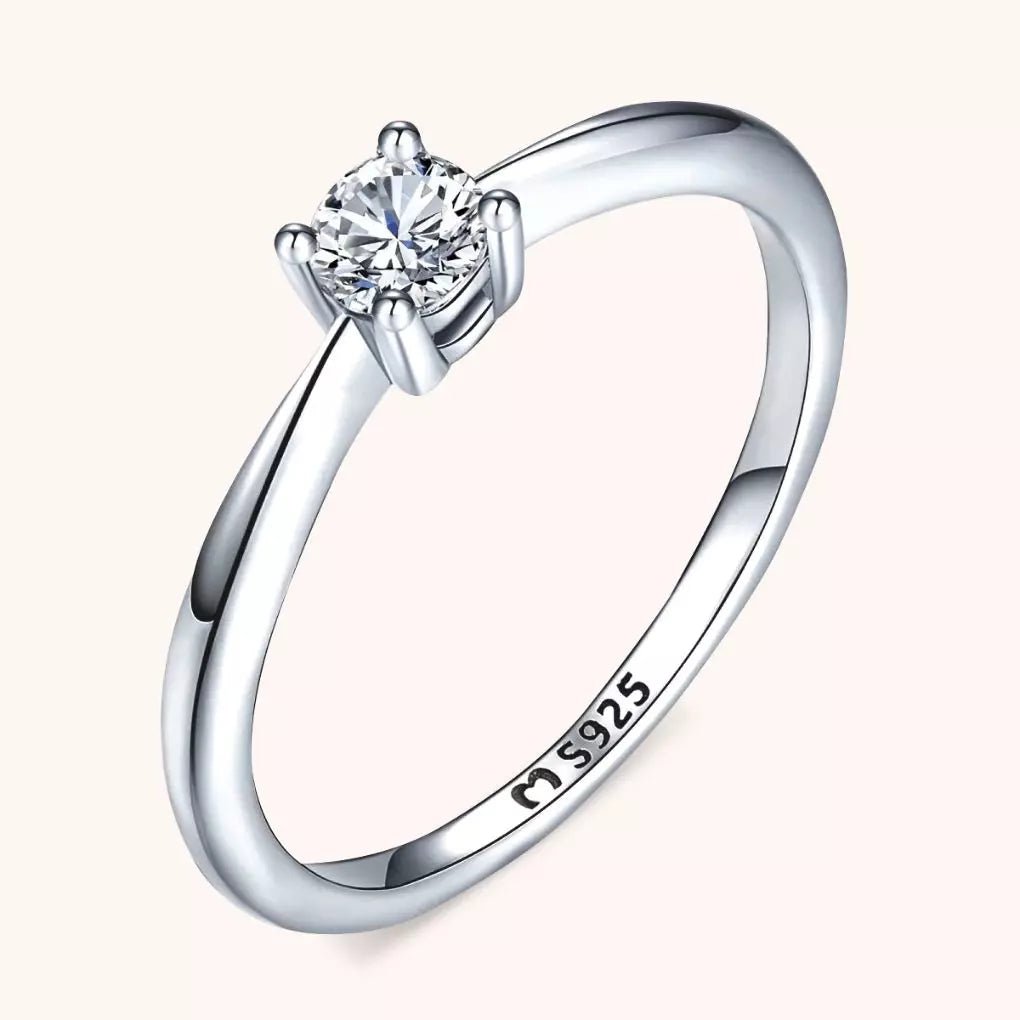 Anillos de plata con circonita - LePetiteMarie