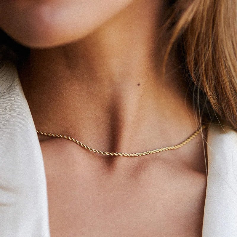 Cadenas y Cadenitas Bañadas en Oro para Mujer - LePetiteMarie