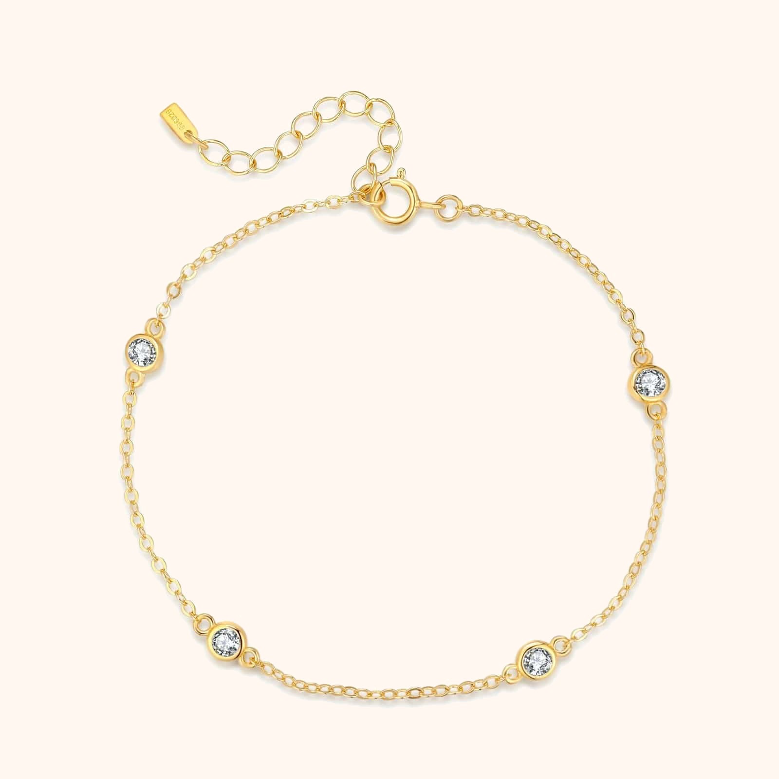 Pulsera Cuatro Brillantes - LePetiteMarie