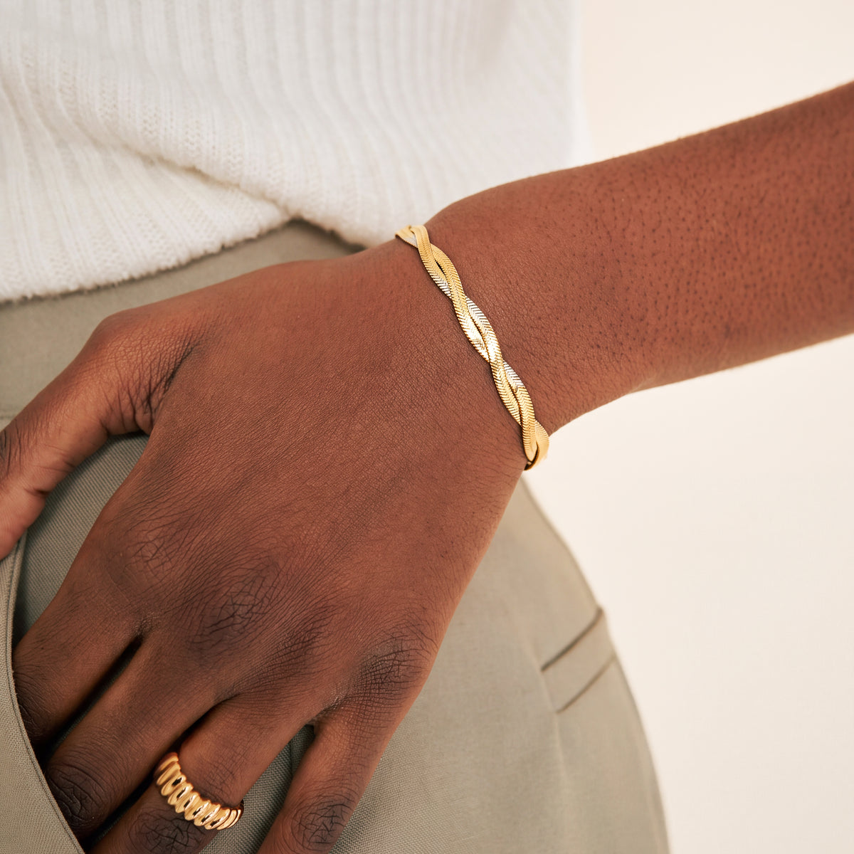 Pulsera Doble Trenzado