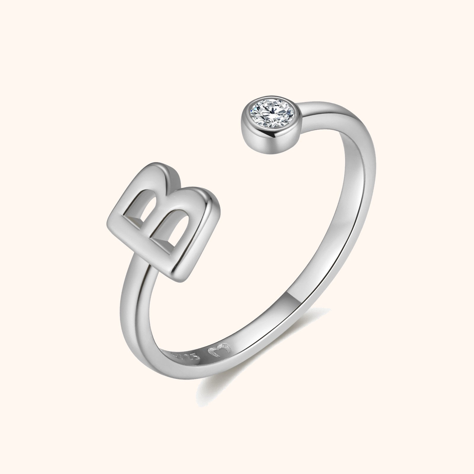 Anillo Top Letter