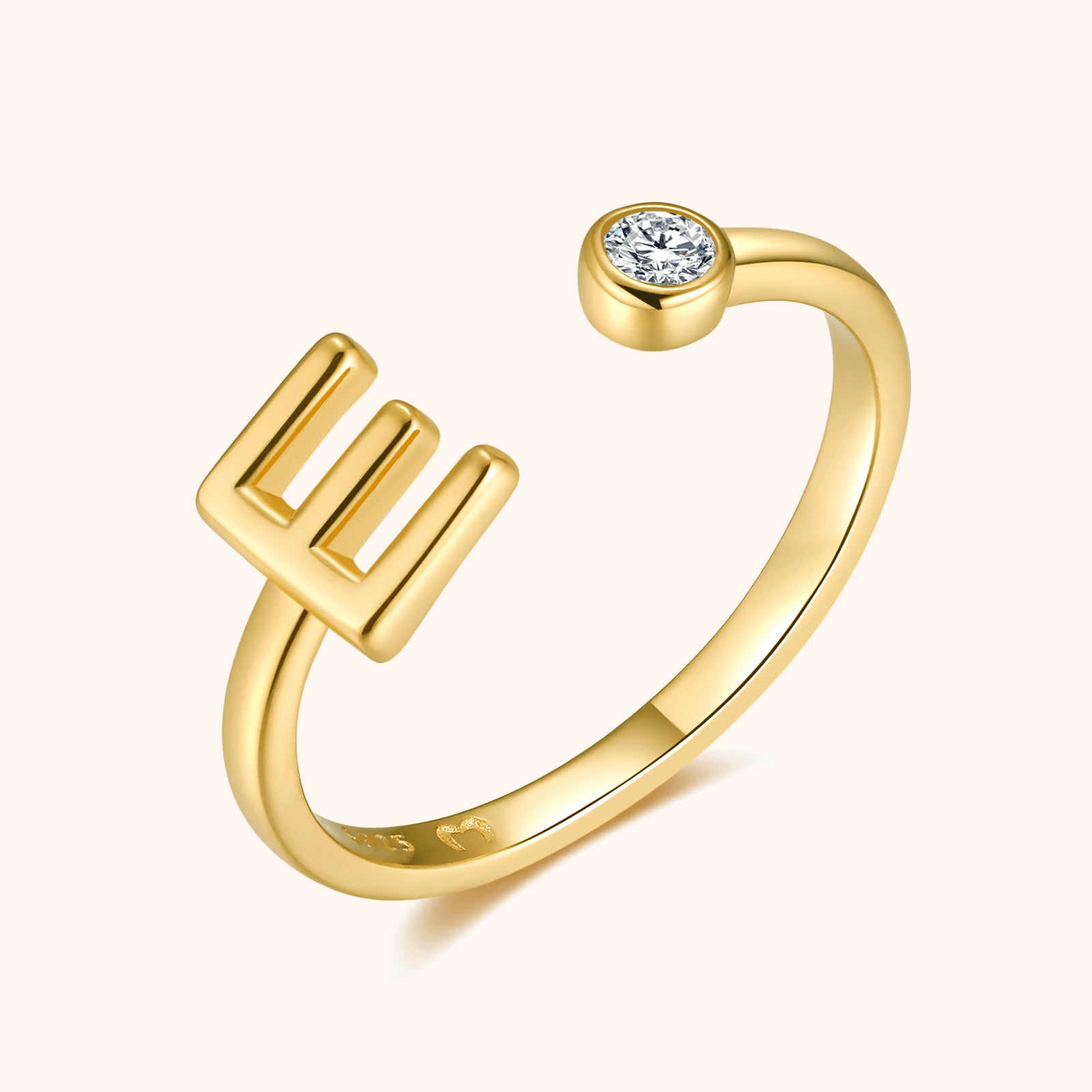 Anillo Top Letter