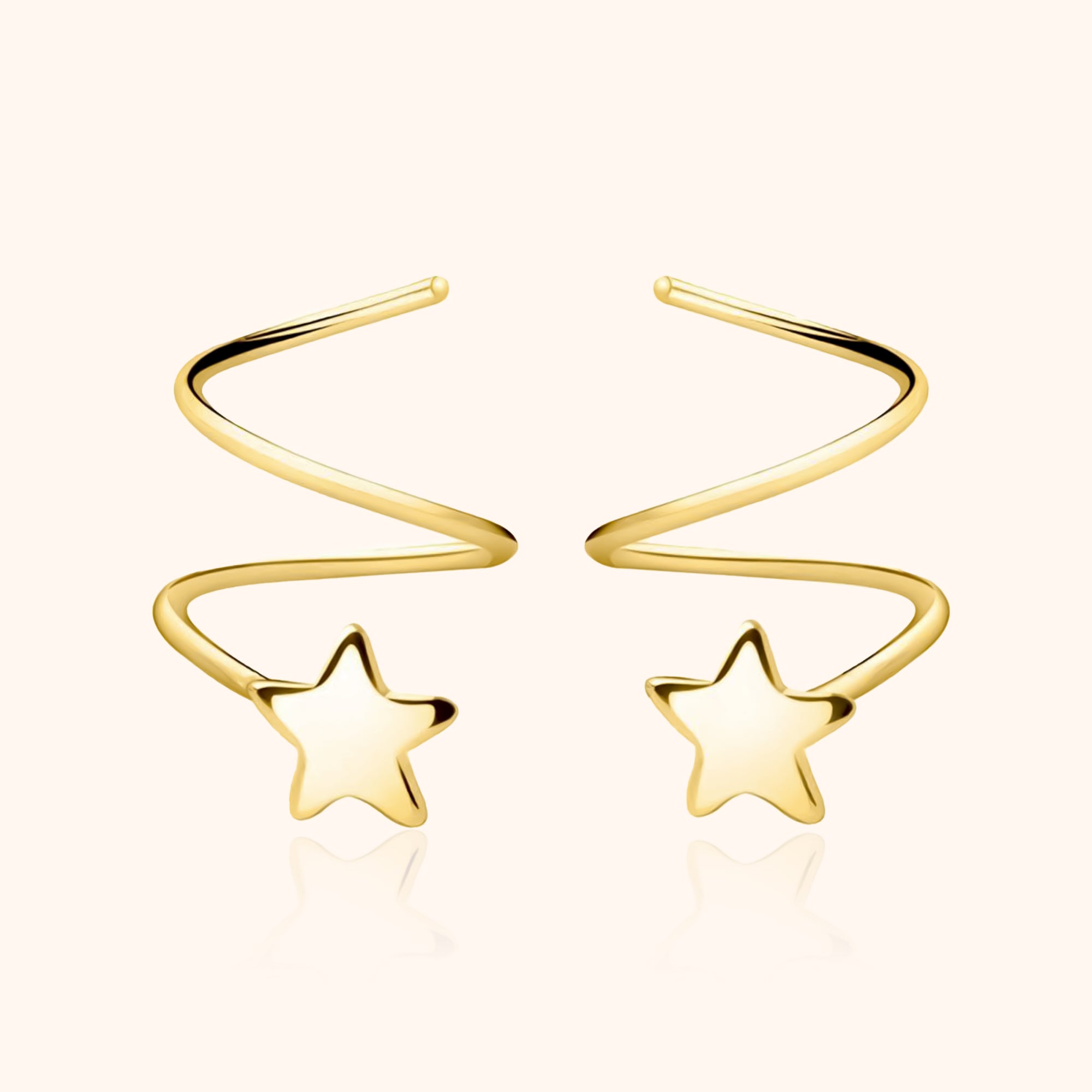 Pendientes Estrella Espiral - LePetiteMarie