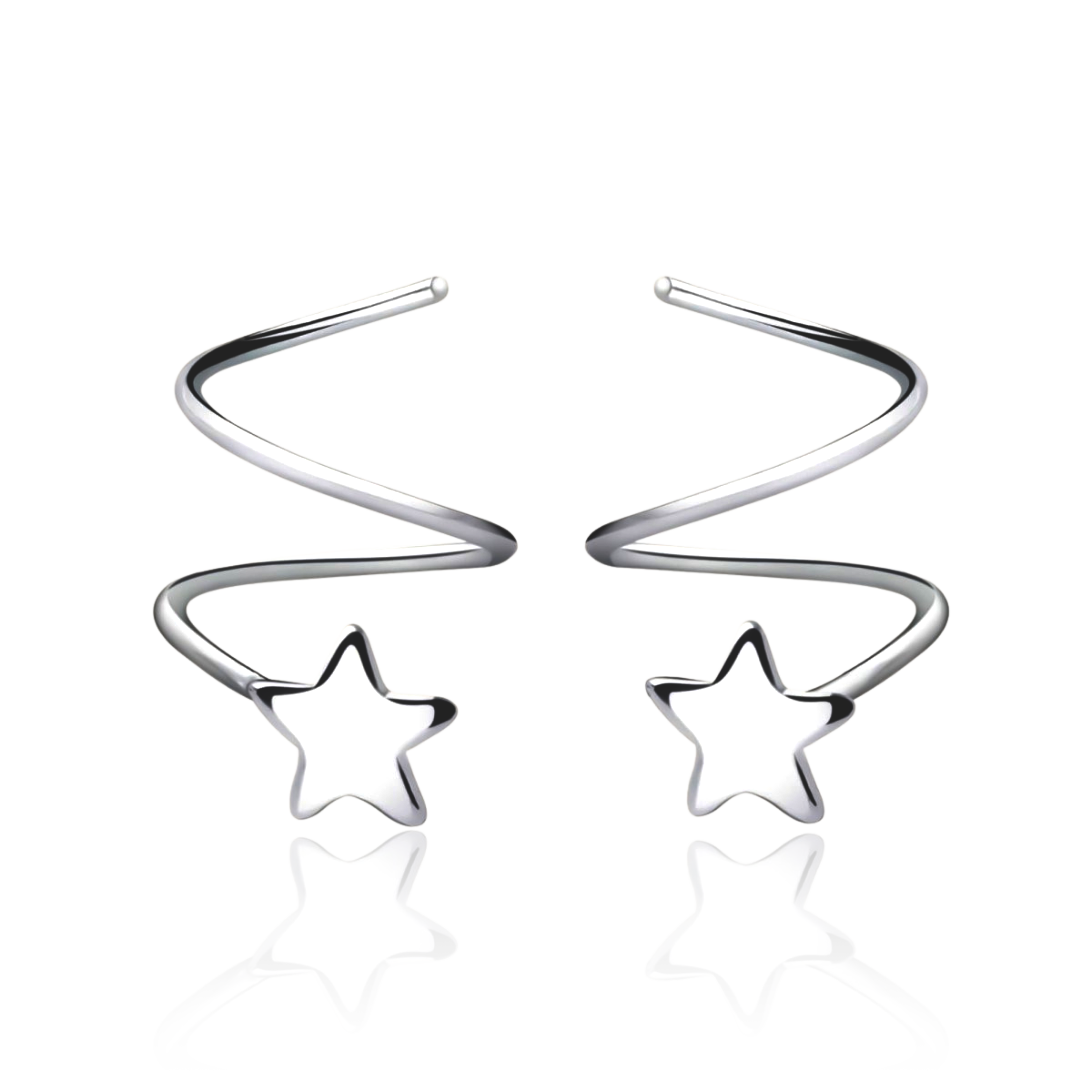 Pendientes Estrella Espiral