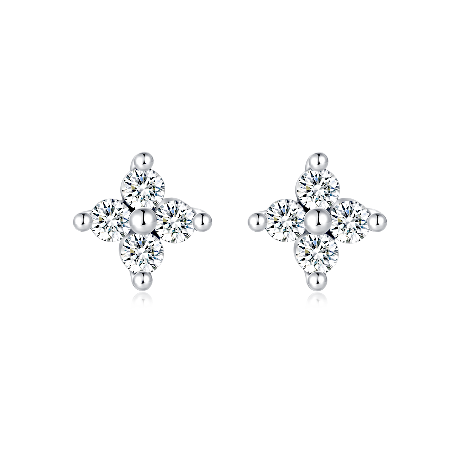 Pendientes Mini Flor Cristal - LePetiteMarie