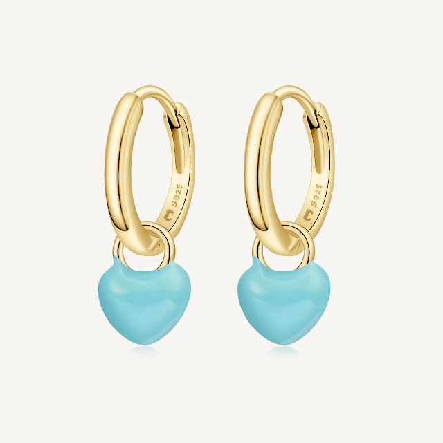 Pendientes Aros Corazón