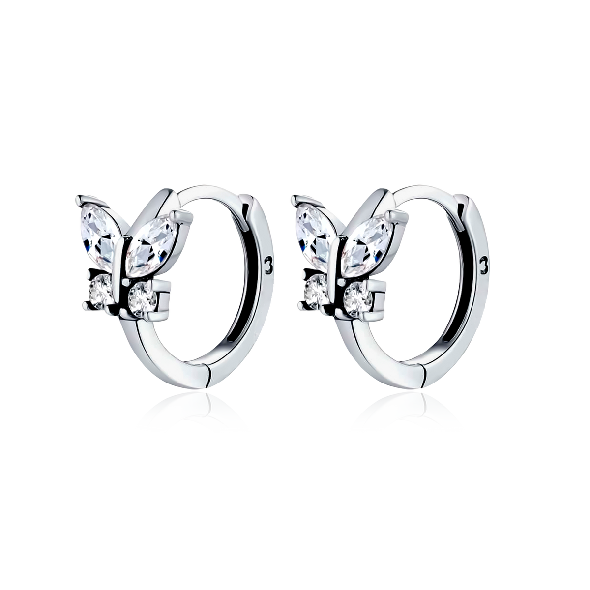 Pendientes Mariposa Cristal