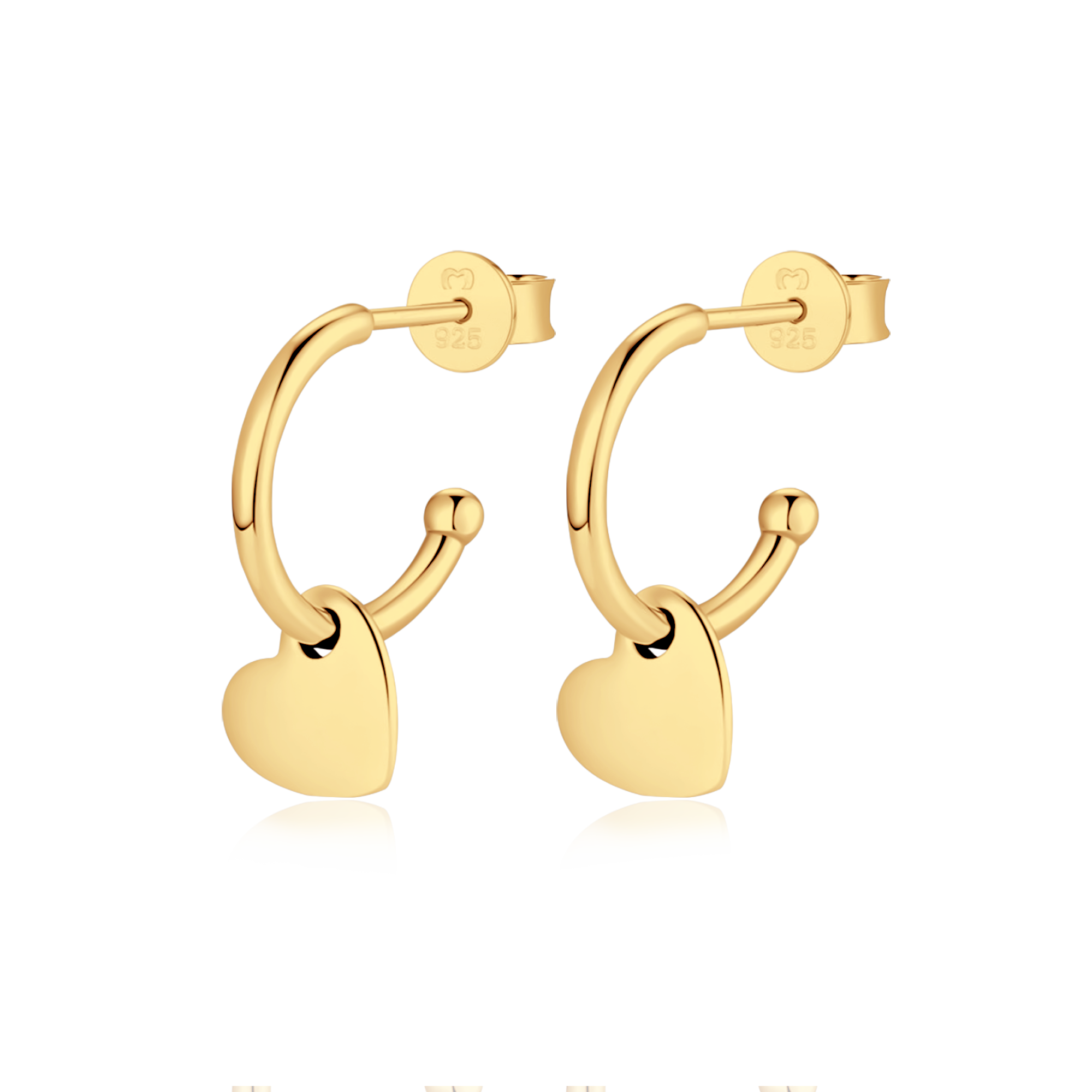Pendientes Semiaro Corazones