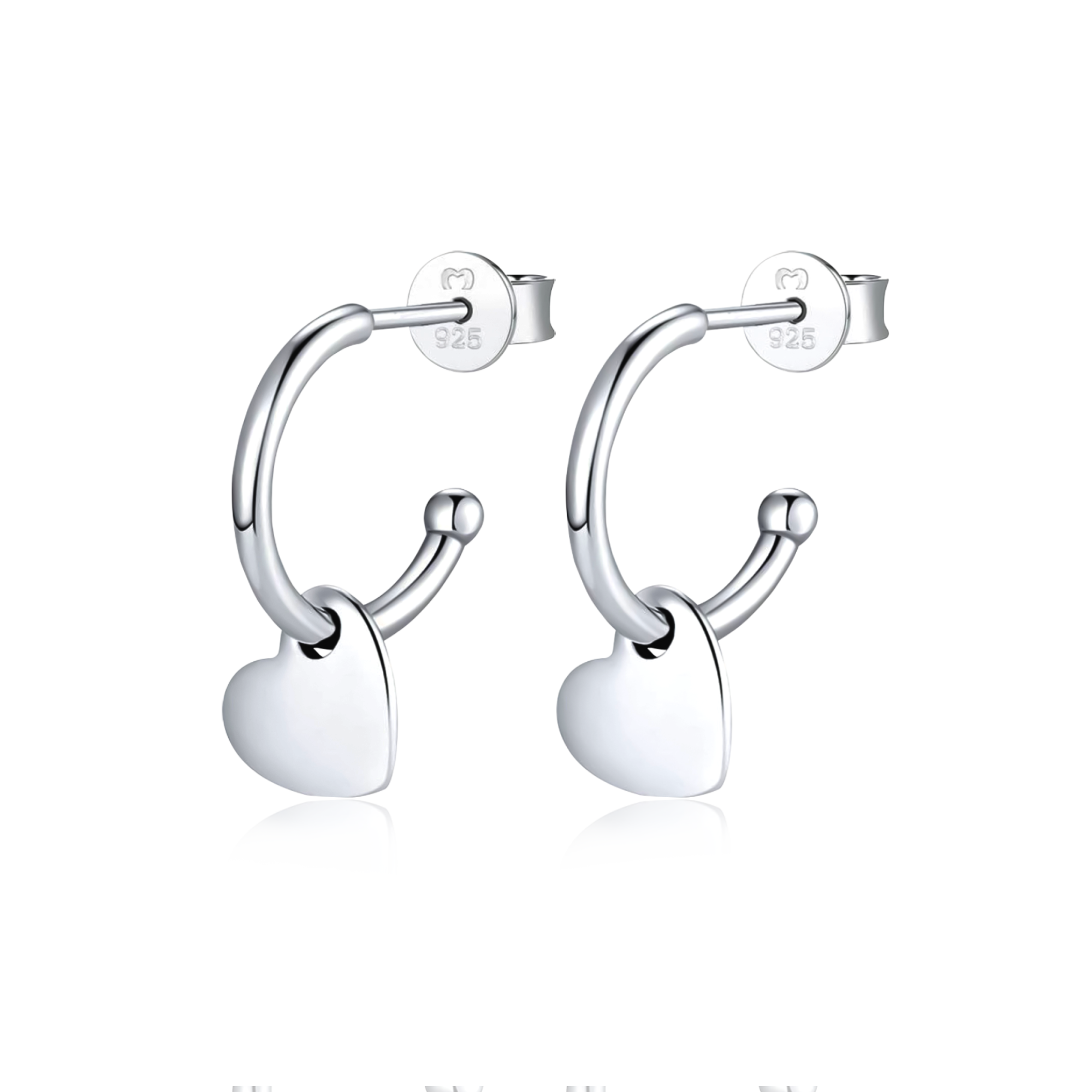 Pendientes Semiaro Corazones
