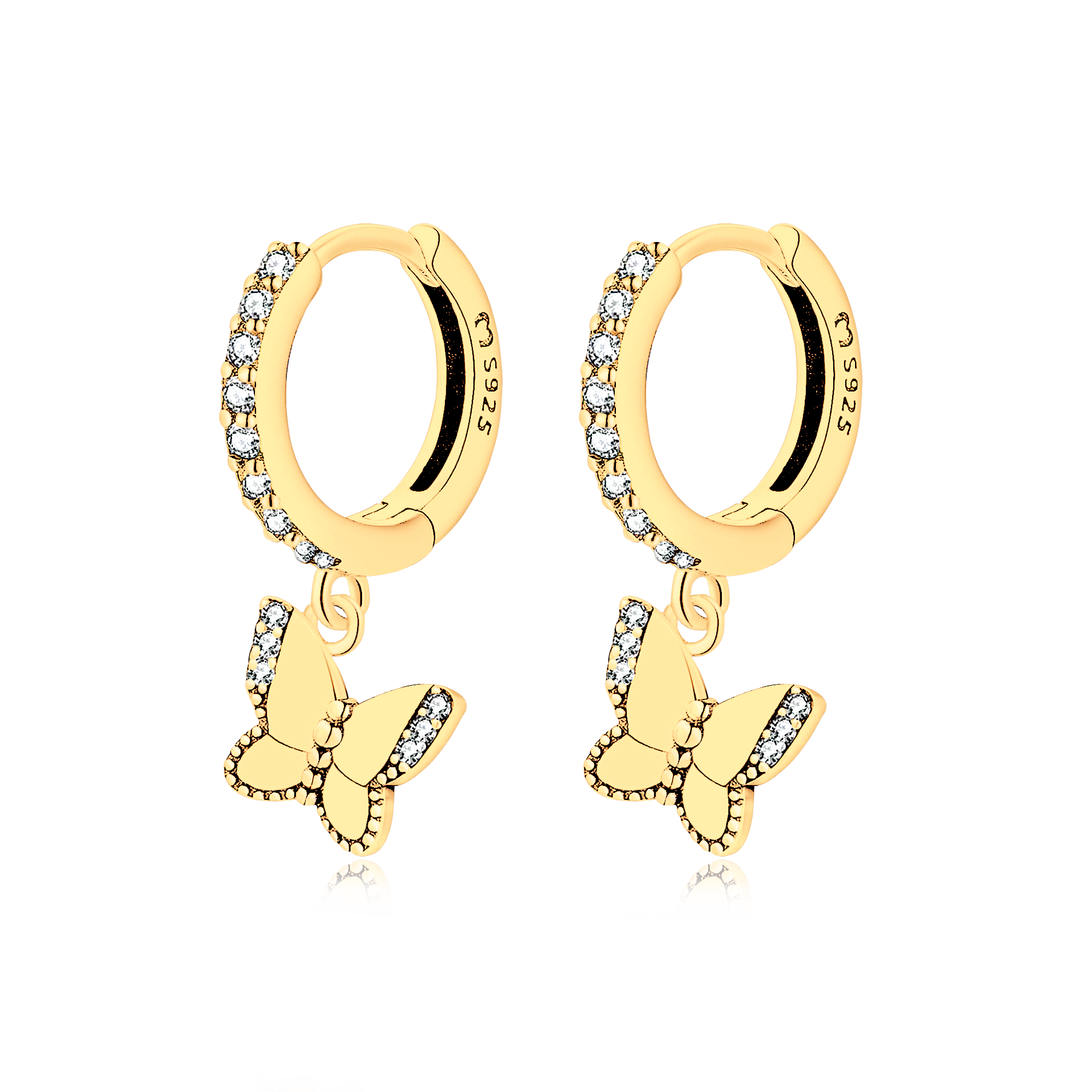 Pendientes Alumbrada Mariposa