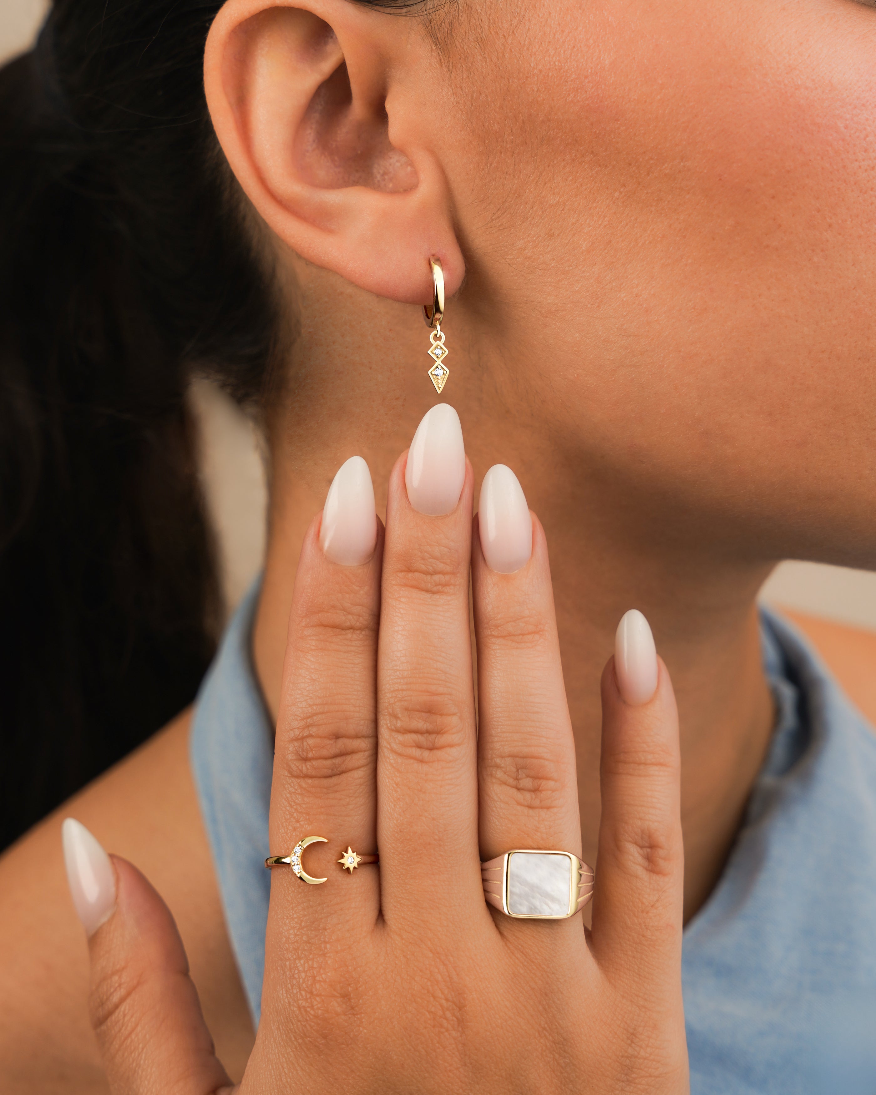 Anillo Luna y Estrella