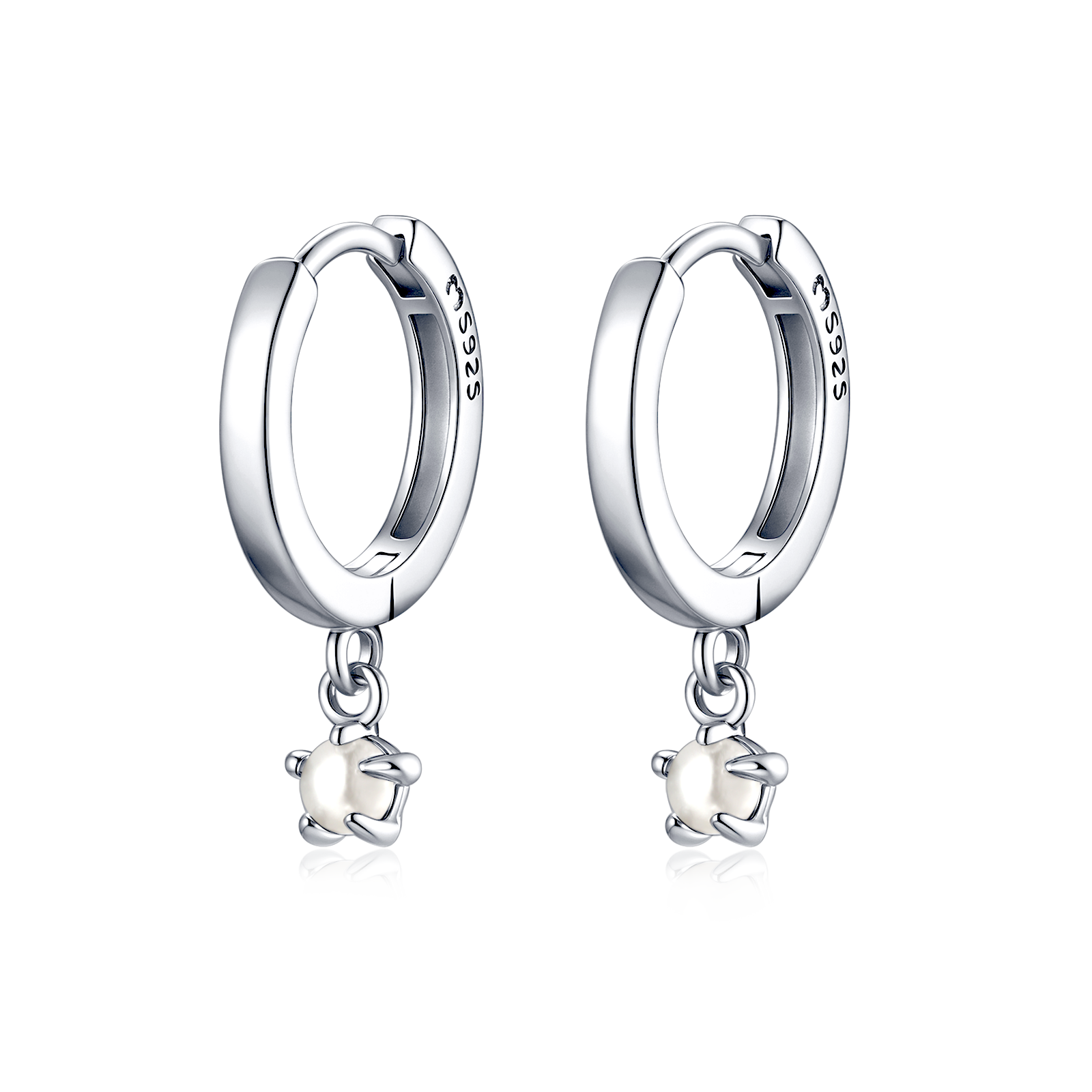 Pendientes Aros Perla