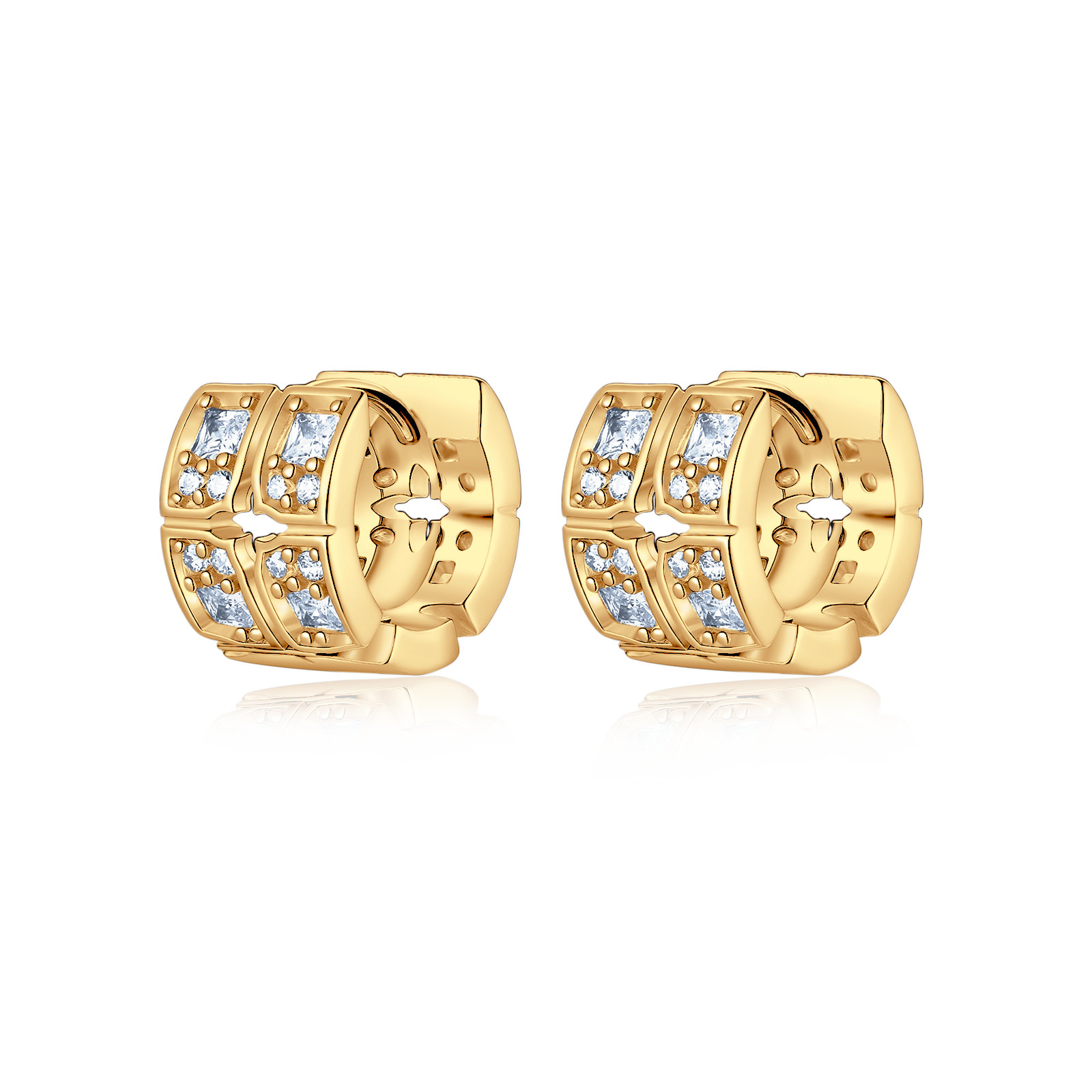 Pendientes Aros Cruciforme