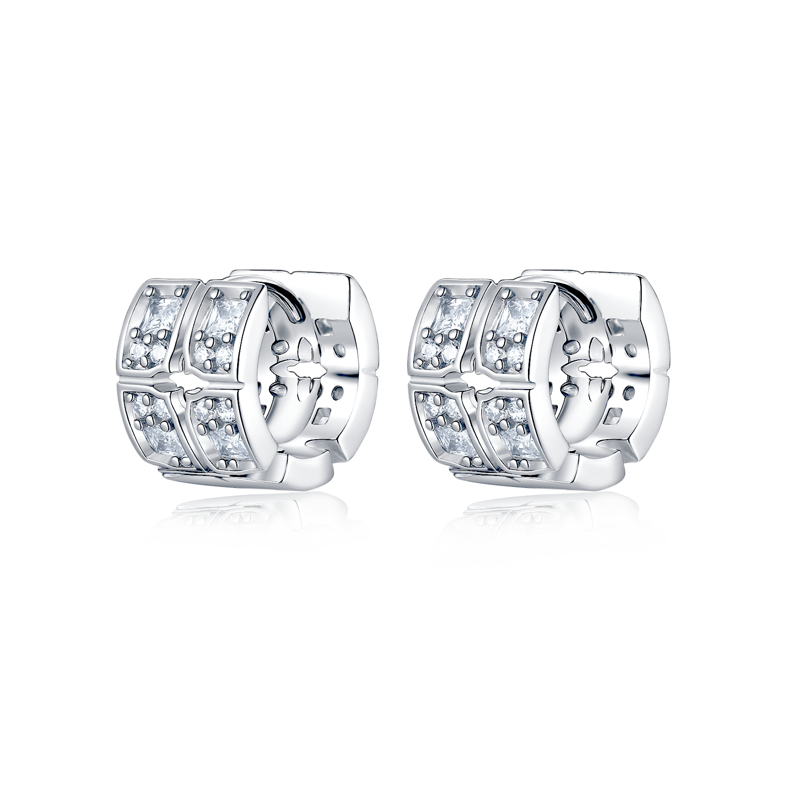 Pendientes Aros Cruciforme