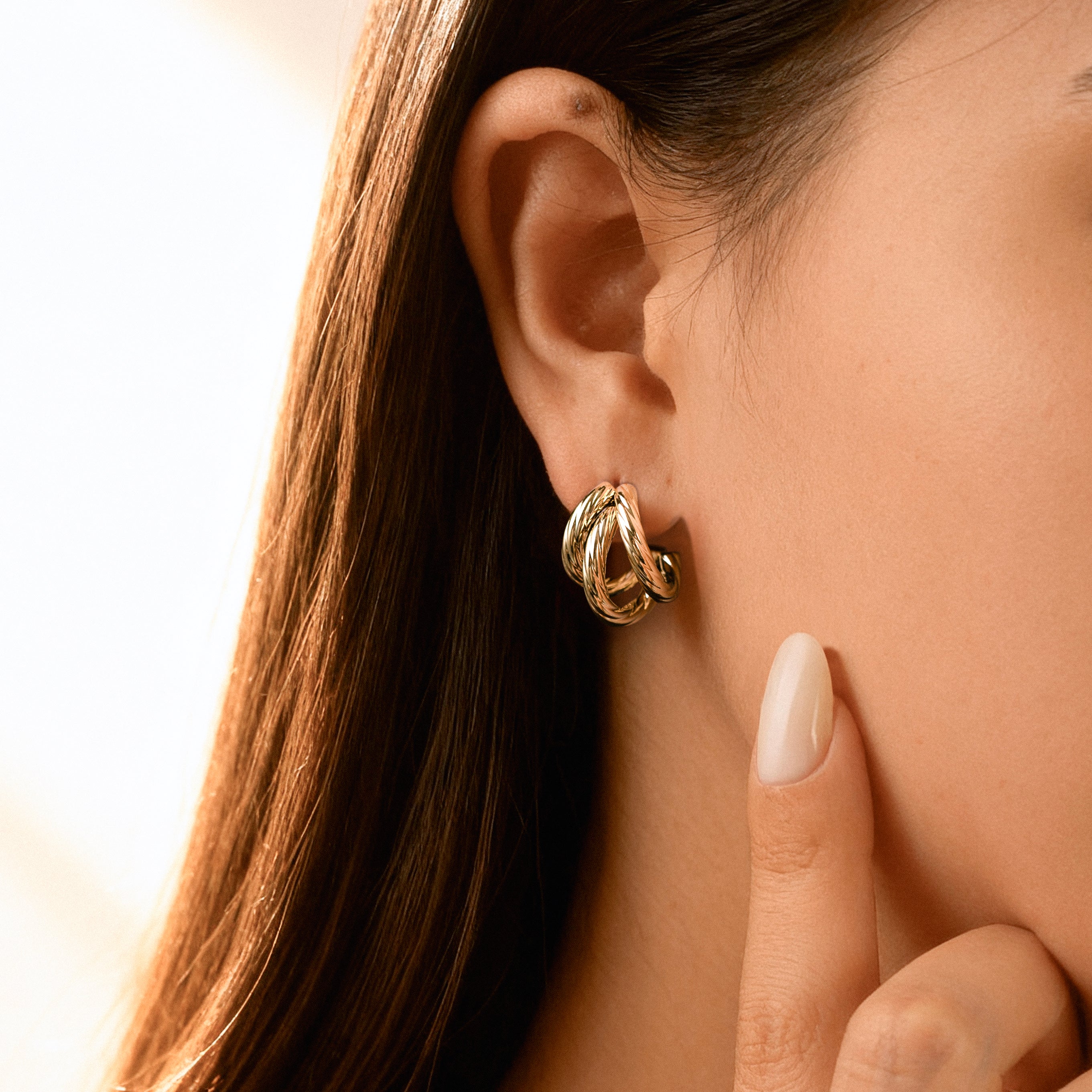Pendientes Semiaro Trije