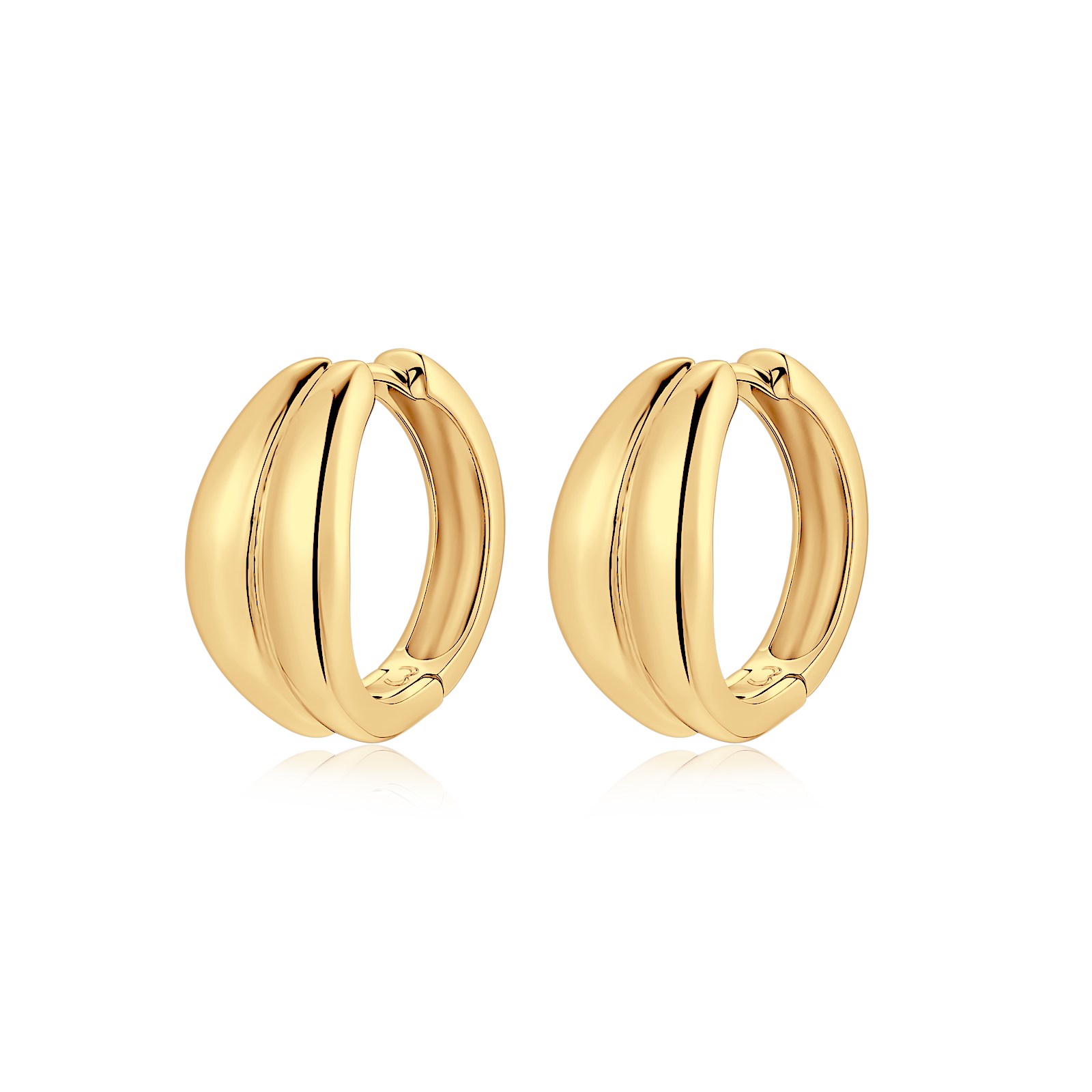Pendientes Aros Dupla - LePetiteMarie