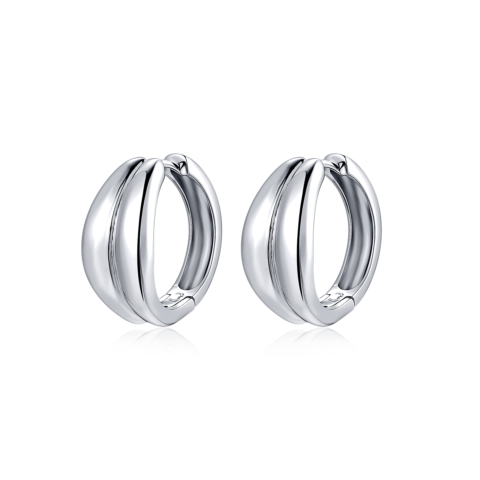 Pendientes Aros Dupla - LePetiteMarie