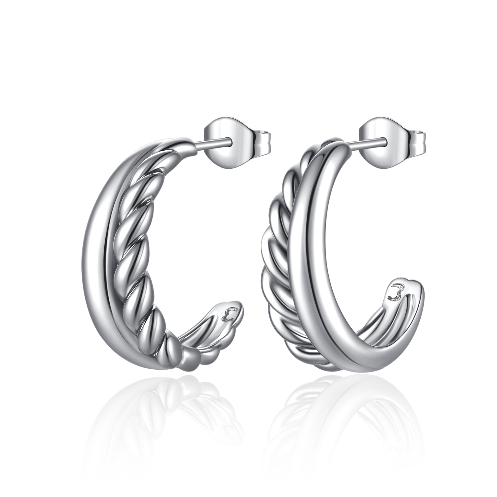 Pendientes Semiaro Texturas