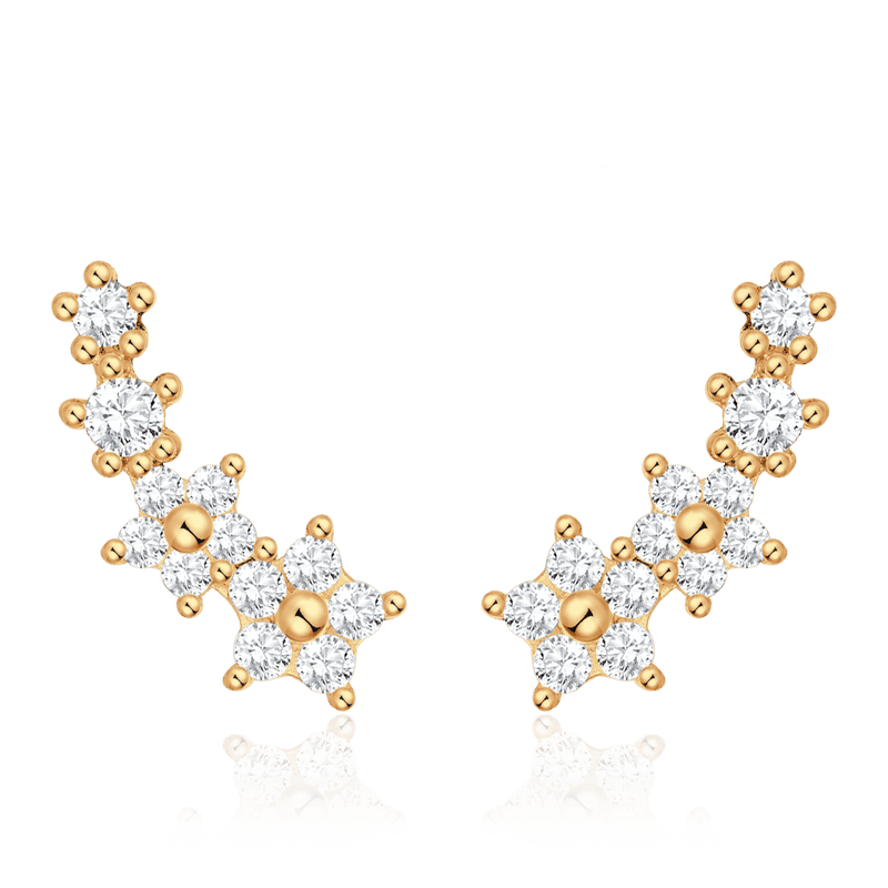Pendientes Flores Blancas