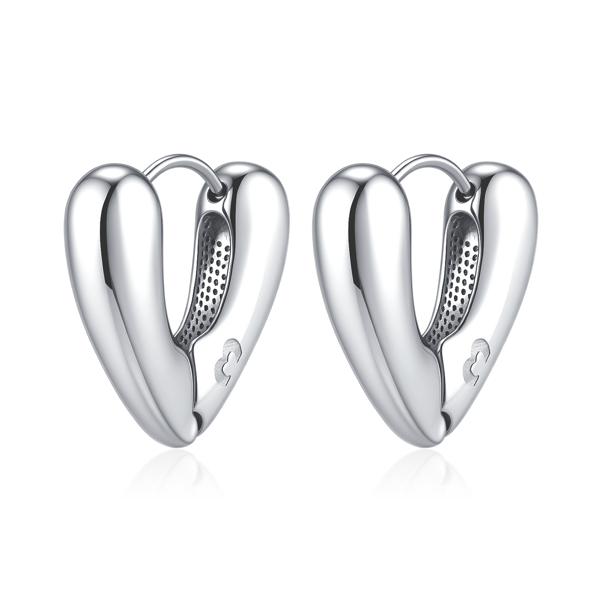 Pendientes Corazón Curvado