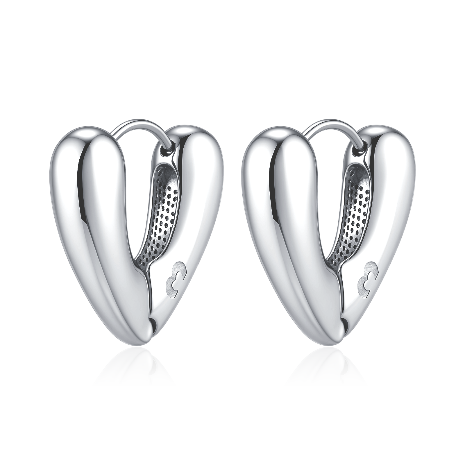Pendientes Corazón Curvado