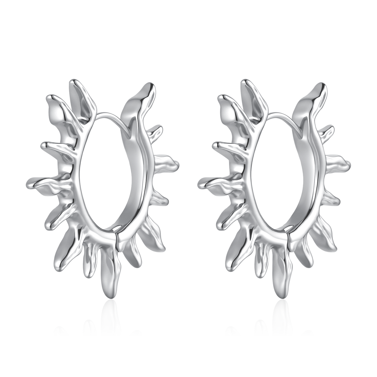 Pendientes Aros Rayos de Sol