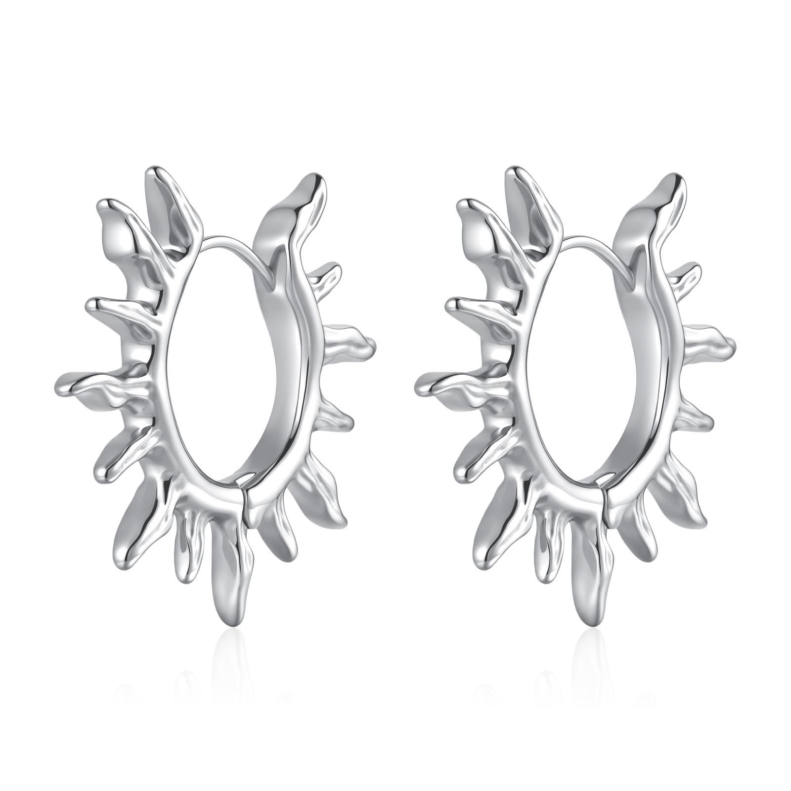 Pendientes Aros Rayos de Sol