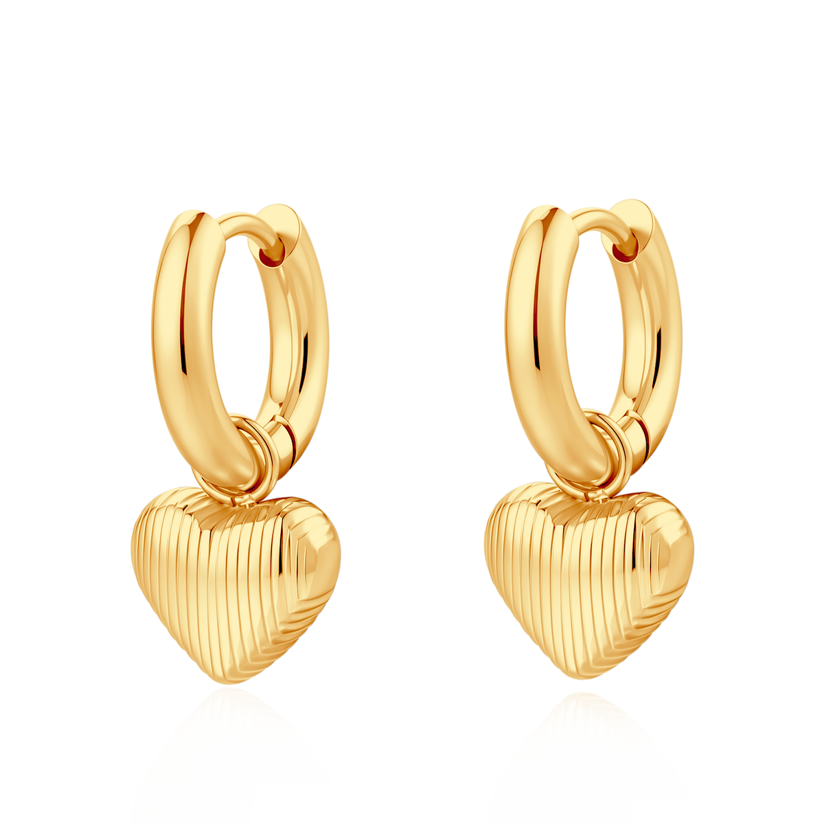 Pendientes Corazón Volumétrico