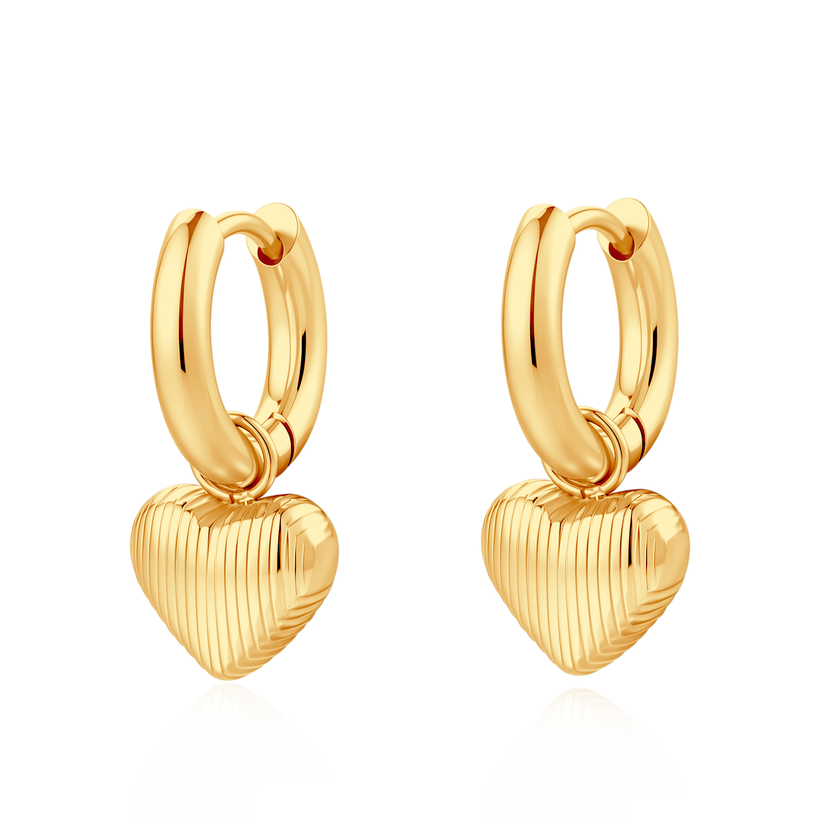 Pendientes Corazón Volumétrico