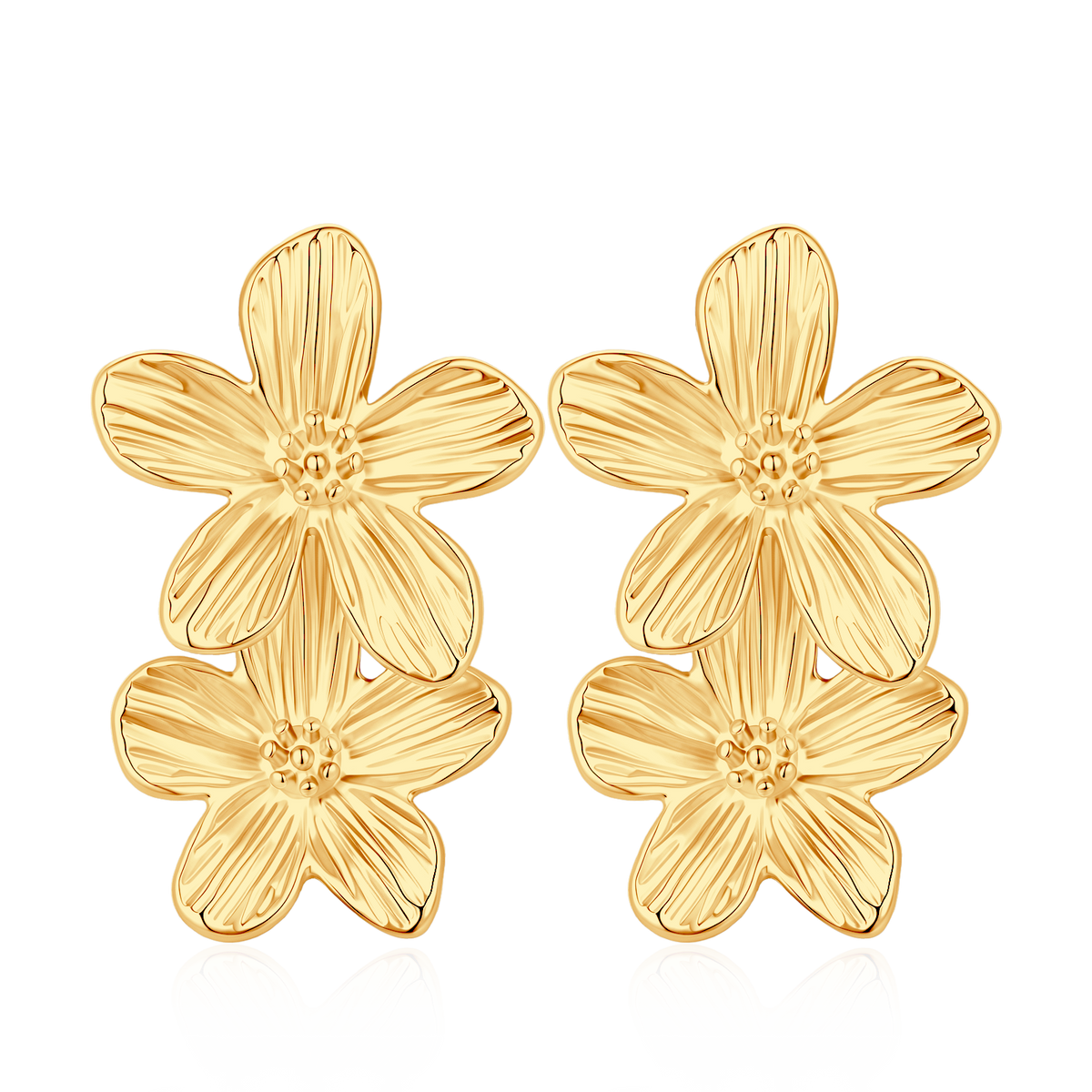 Pendientes Cinco Pétalos