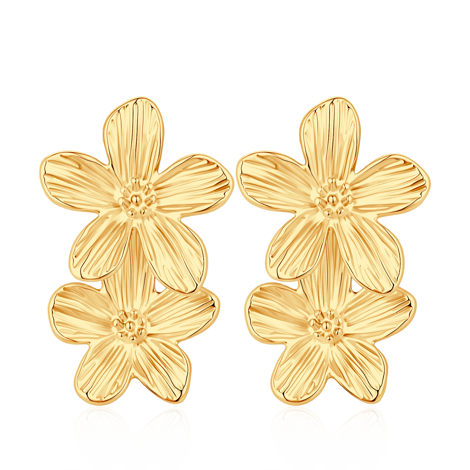 Pendientes Cinco Pétalos