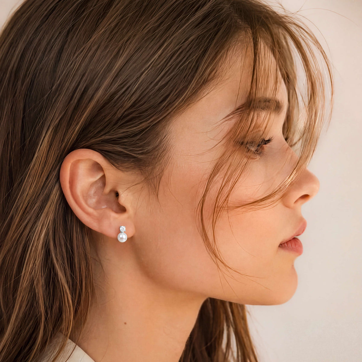 Pendientes Perlas Circonitas